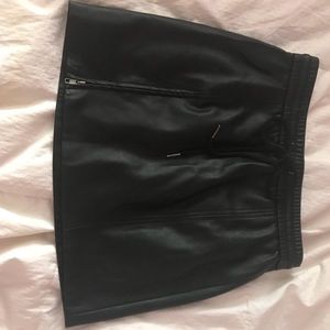 Leather skirt